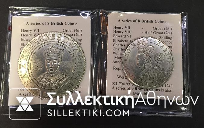 BRITAIN 2 Copy Coin-Medals
